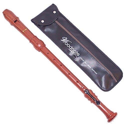 Woodnote ABS Twin Color Wood Grain/Ivory Tenor Recorder-Baroque fingering/3 pieces construction : Musical Instruments