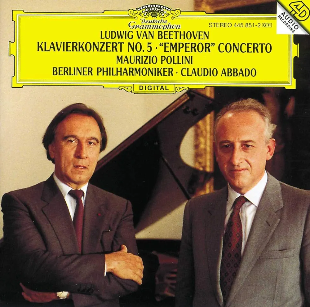 POLLINI / BERLIN PHIL ORCH / ABBADO, BEETHOVEN,LUDWIG VAN, ABBADO,CLAUDIO, BERLIN PHIL ORCH - Piano Concertos No. 5 Emperor - Amazon.com Music