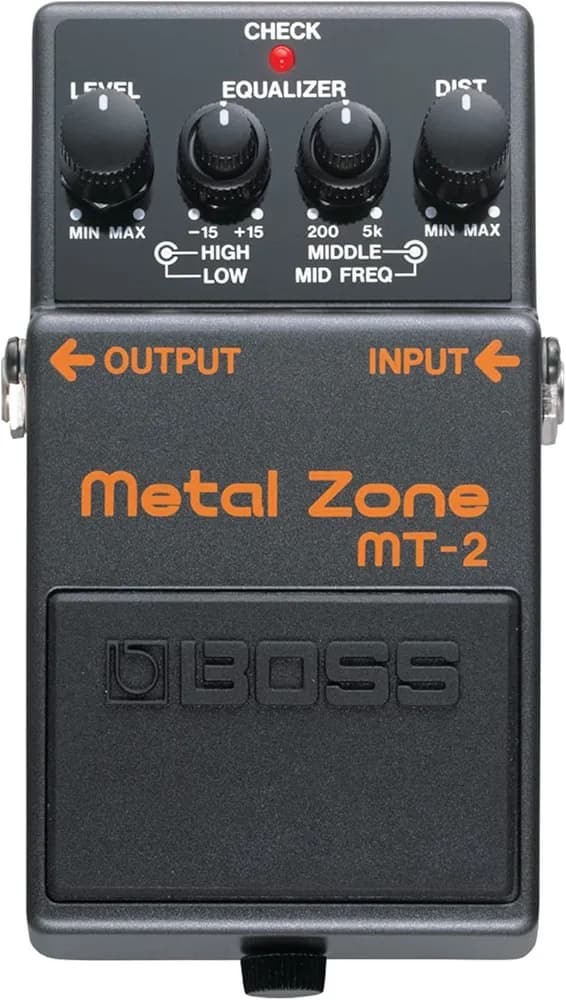 Boss MT-2 Metal Zone Distortion Guitar Pedal : Musical Instruments