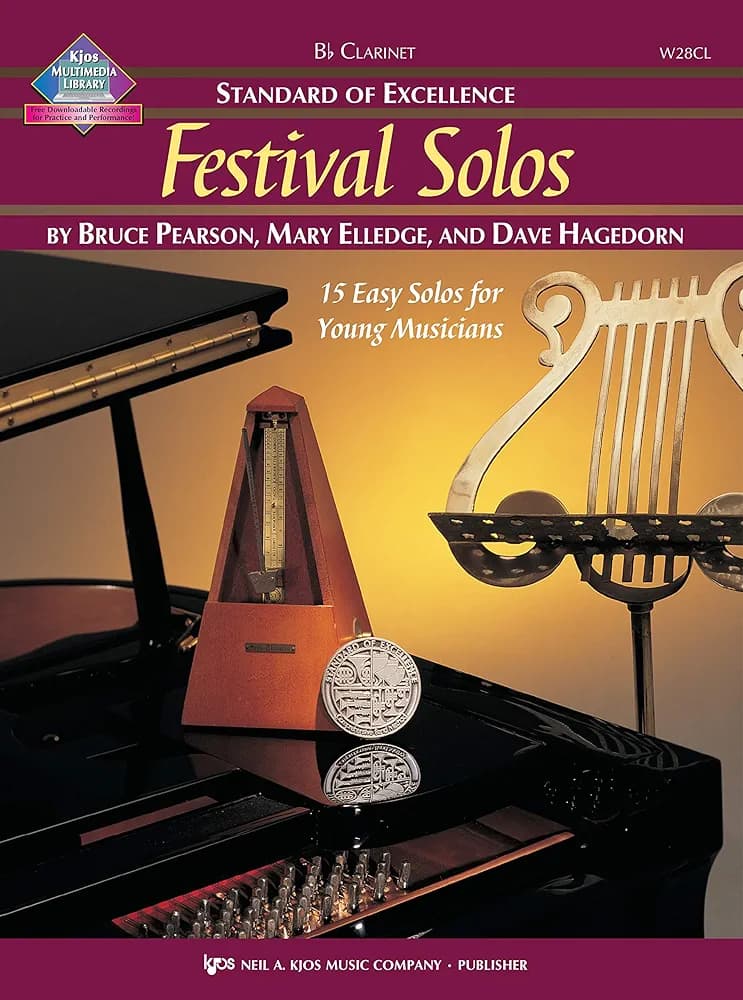 W28CL - Standard of Excellence - Festival Solos Book/Online Audio - Clarinet: 9780849756672: Bruce Pearson, Mary Elledge and Dave Hagedorn: Books