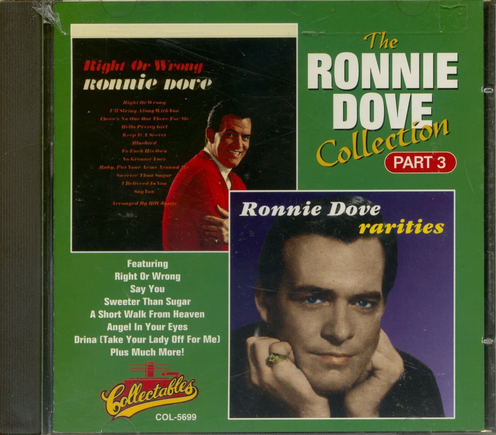 DOVE,RONNIE - Collection 3: Right or Wrong / Rarities - Amazon.com Music