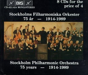 Stockholm Philharmonic Orchestra 75 Years 1914-1989